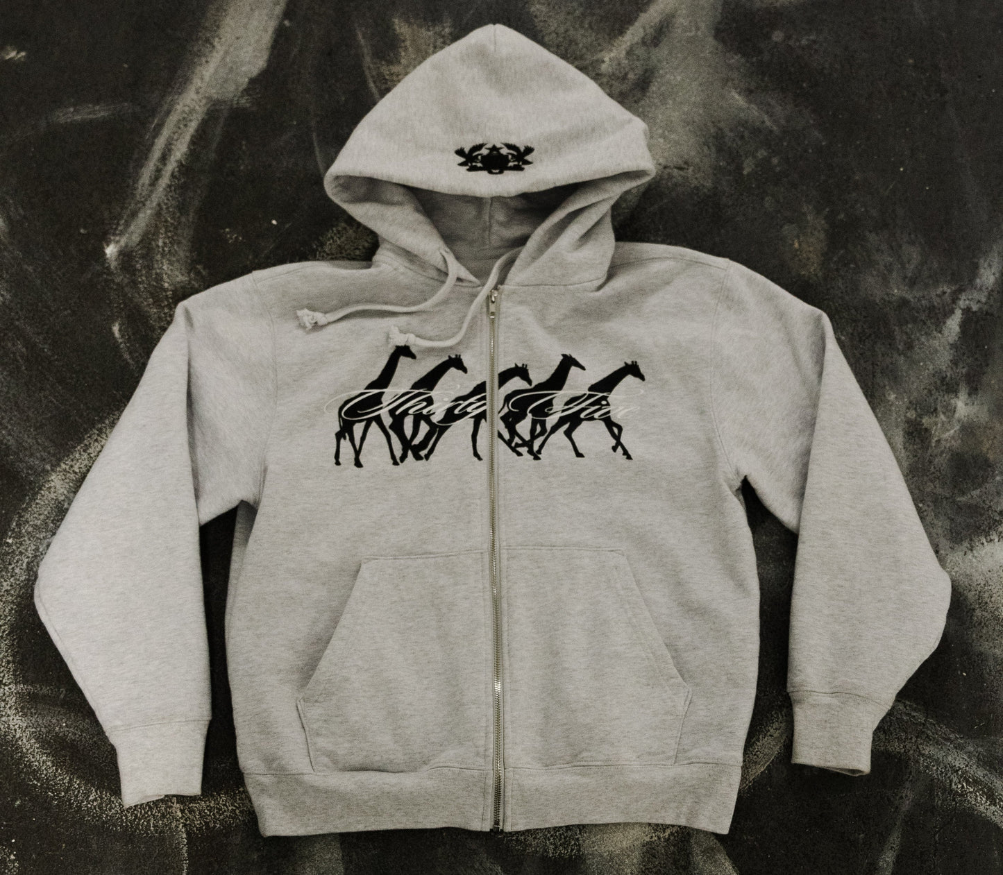 Giraffe Zip Up Hoodie